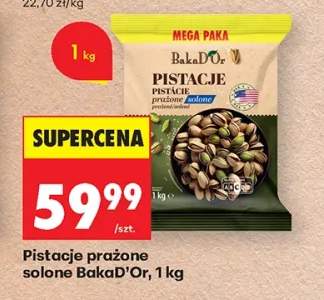Pistacje prażone solone BakaD'Or
