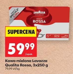 Kawa mielona Lavazza Qualita Rossa 3-pak 250g
