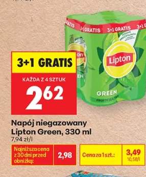 Napój niegazowany Lipton Green 4-pak 330ml