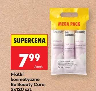 Płatki kosmetyczne Be Beauty Care Delicate 3-pak 120szt.