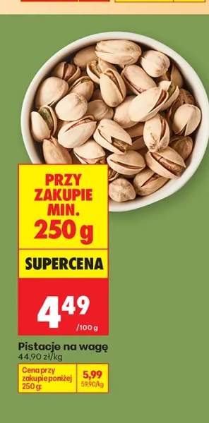Pistacje na wagę