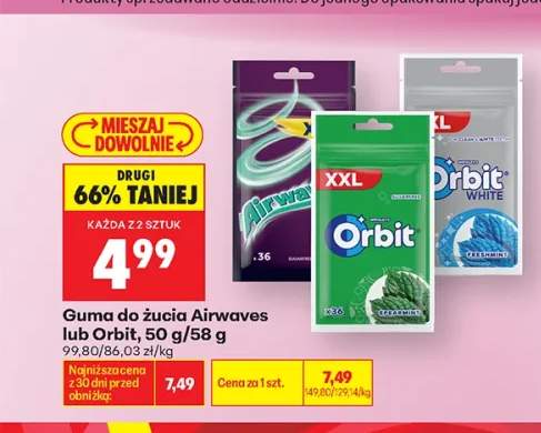 Guma do żucia Airwaves lub Orbit