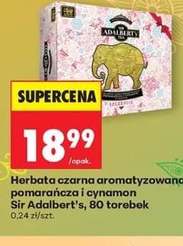 Herbata czarna aromatyzowana pomarańcza i cynamon Sir Adalbert's