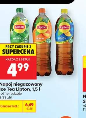 Napój niegazowany Ice Tea Lipton Lemon