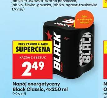 Napój energetyczny Black Classic 4-pak 250ml