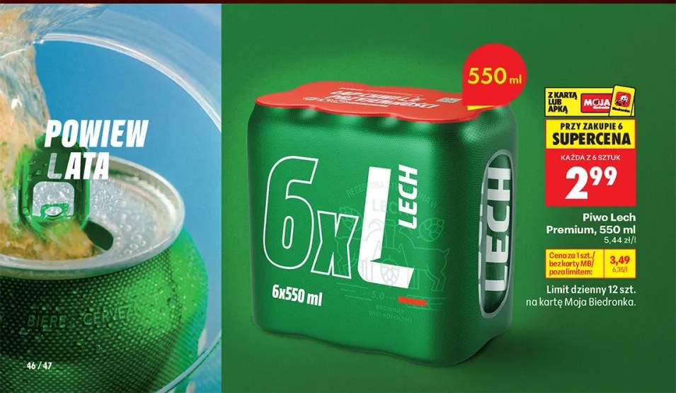 Piwo Lech Premium