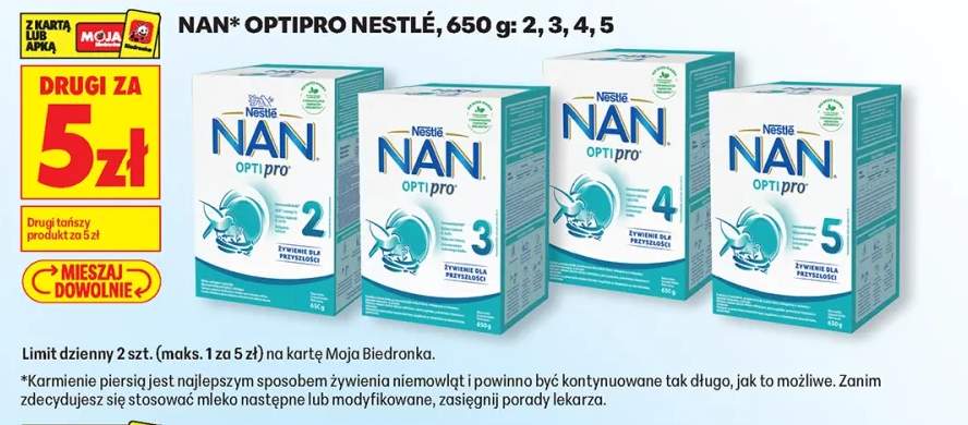 Mleko modyfikowane NAN Optipro 3 Nestlé