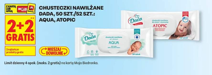 Chusteczki nawilżane Dada