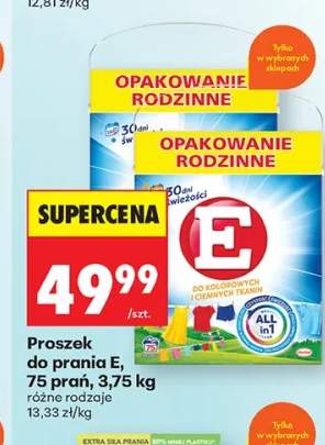 Proszek do prania E 75 prań