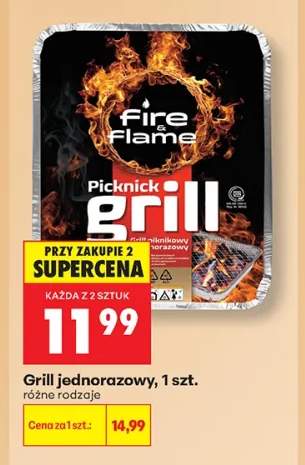 Grill jednorazowy Fire & Flame