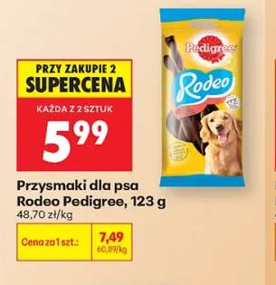 Przysmaki dla psa Rodeo Pedigree 123g
