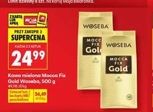 Kawa mielona Mocca Fix Gold Woseba