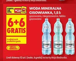 Woda mineralna Cisowianka niegazowana