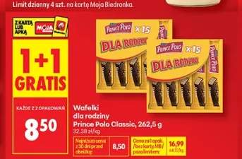 Wafelki dla rodziny Prince Polo Classic