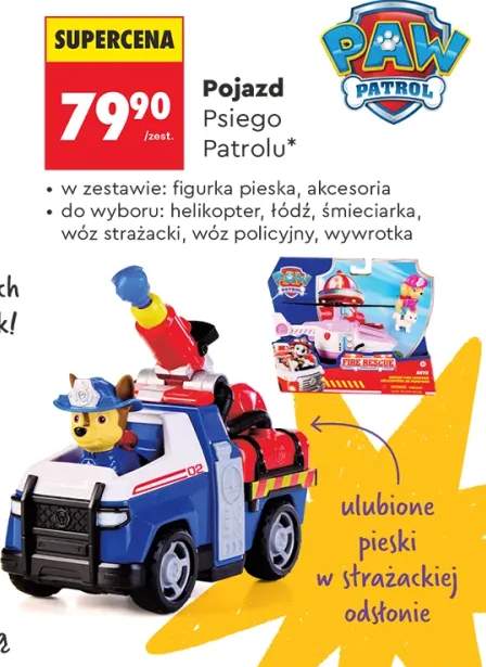 Pojazd Psiego Patrolu helikopter