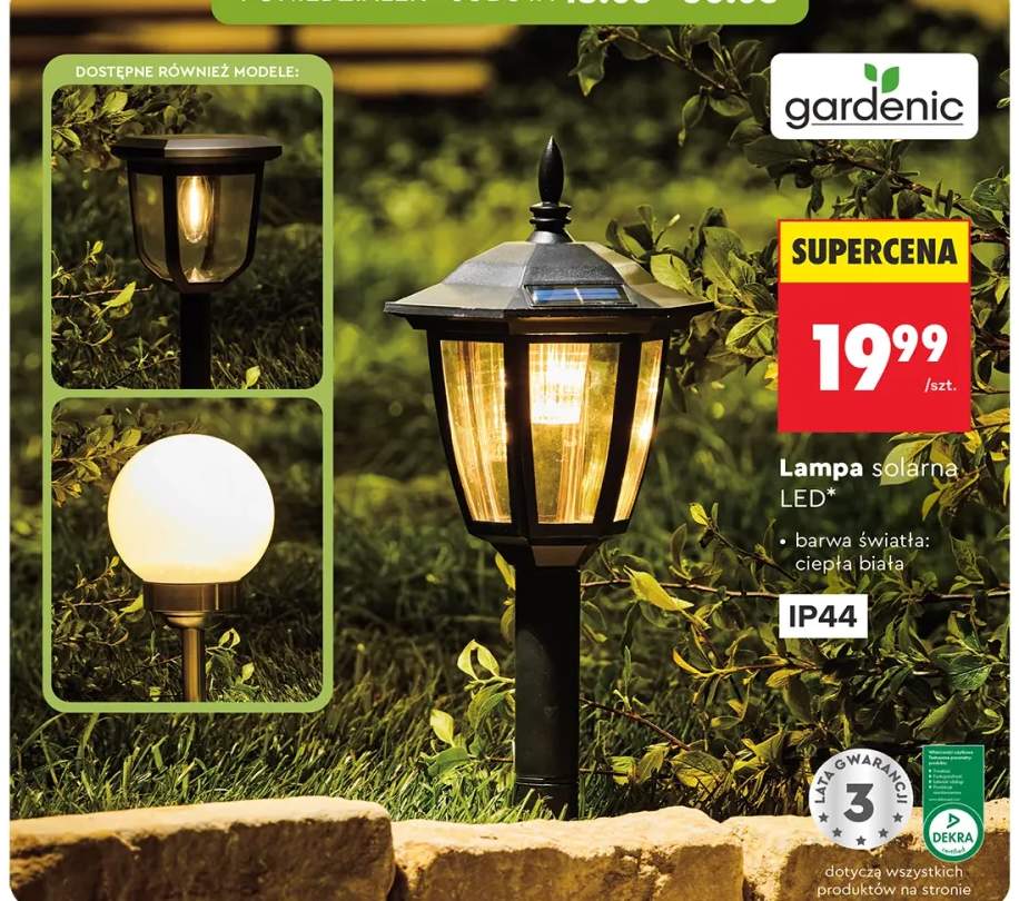 Lampa solarna LED Gardenic