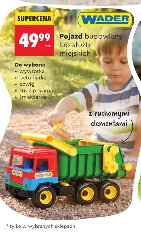 Pojazd budowlany lub służb miejskich dźwig Wader
