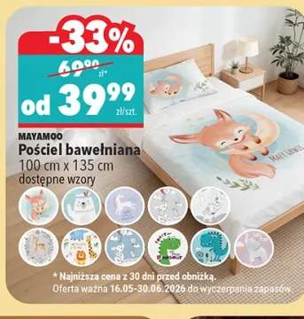Pościel bawełniana MAYAMOO 100cm x 135cm
