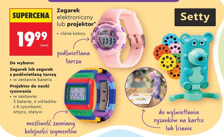 Projektor do nauki rysowania Setty
