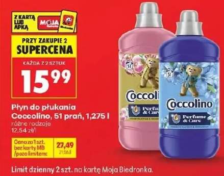 Płyn do płukania Coccolino Honeysuckle & Sandalwood 51 prań