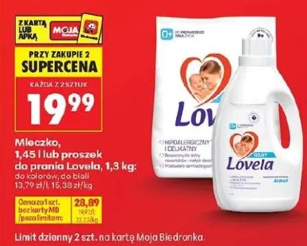 Mleczko do prania Lovela do kolorów