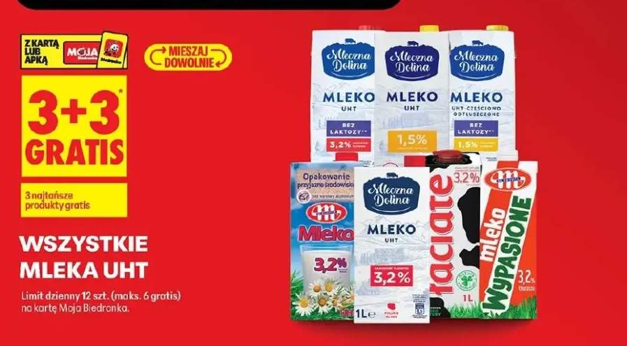 Mleko UHT 1,5% Mleczna Dolina
