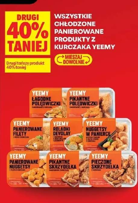 Pikantne polędwiczki panierowane z kurczaka Yeemy