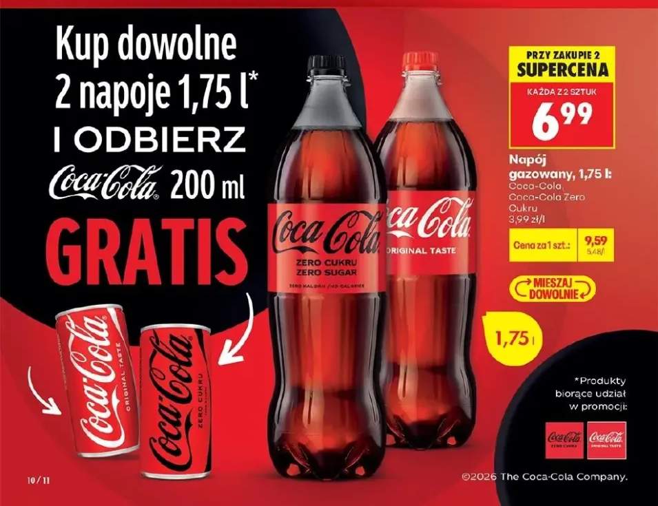 Napój gazowany Coca-Cola Zero Cukru