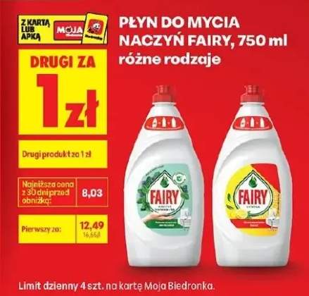 Płyn do mycia naczyń Fairy