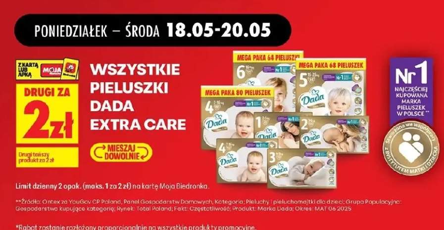 Pieluszki Dada Extra Care 4