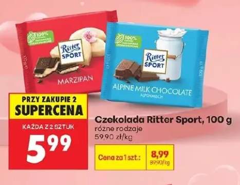 Czekolada Ritter Sport Alpine Milk Chocolate