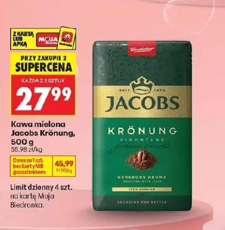 Kawa mielona Jacobs Krönung