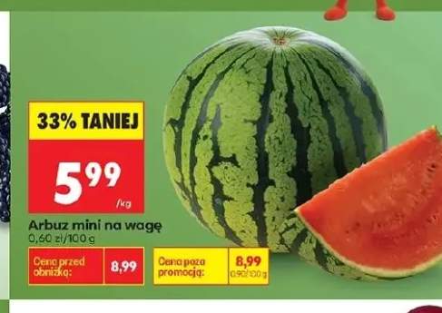 Arbuz mini na wagę