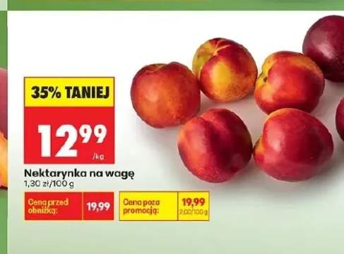 Nektarynka na wagę