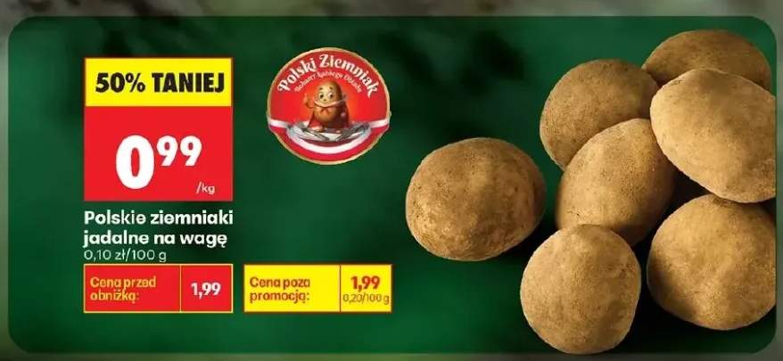 Ziemniaki jadalne polskie na wagę