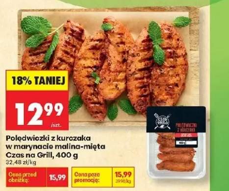 Polędwiczki z kurczaka w marynacie malina-mięta Czas na Grill