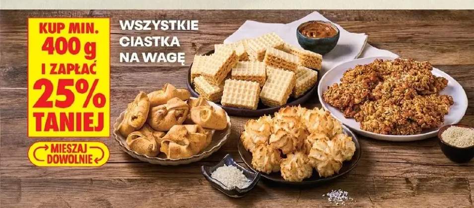 Ciastka z ziarnami na wagę