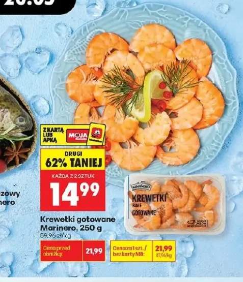 Krewetki gotowane Marinero