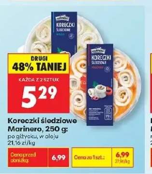 Koreczki śledziowe po giżycku Marinero