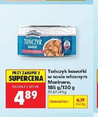 Tuńczyk kawałki w sosie własnym Marinero