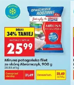 Miruna patagońska filet ze skórą Abramczyk