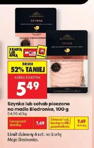 Szynka pieczona na maśle Biedronka