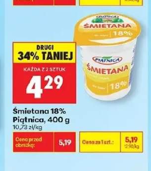 Śmietana 18% Piątnica