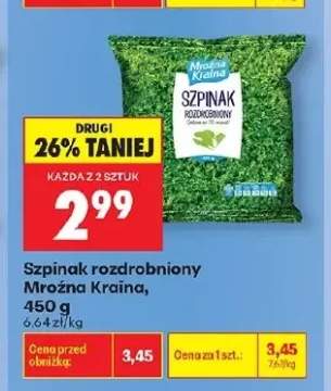 Szpinak rozdrobniony Mroźna Kraina