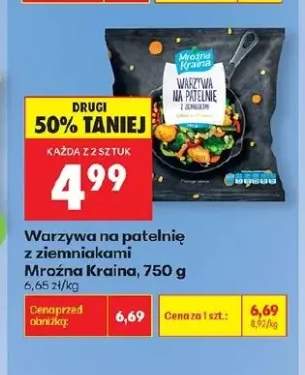 Warzywa na patelnię z ziemniakami Mroźna Kraina
