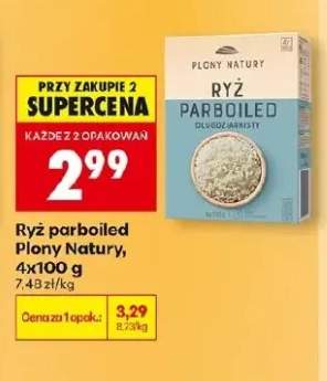 Ryż parboiled Plony Natury 4-pak 100g
