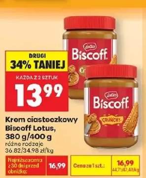 Krem ciasteczkowy Biscoff Lotus