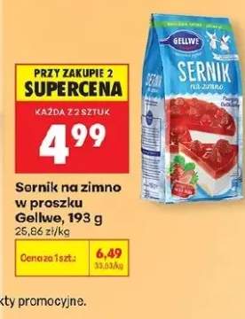 Sernik na zimno w proszku Gellwe