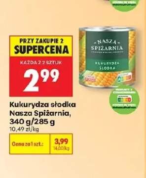 Kukurydza słodka Nasza Spiżarnia