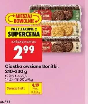 Ciastka owsiane Bonitki